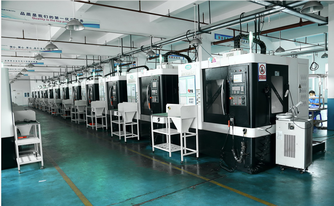 CNC machining workshop